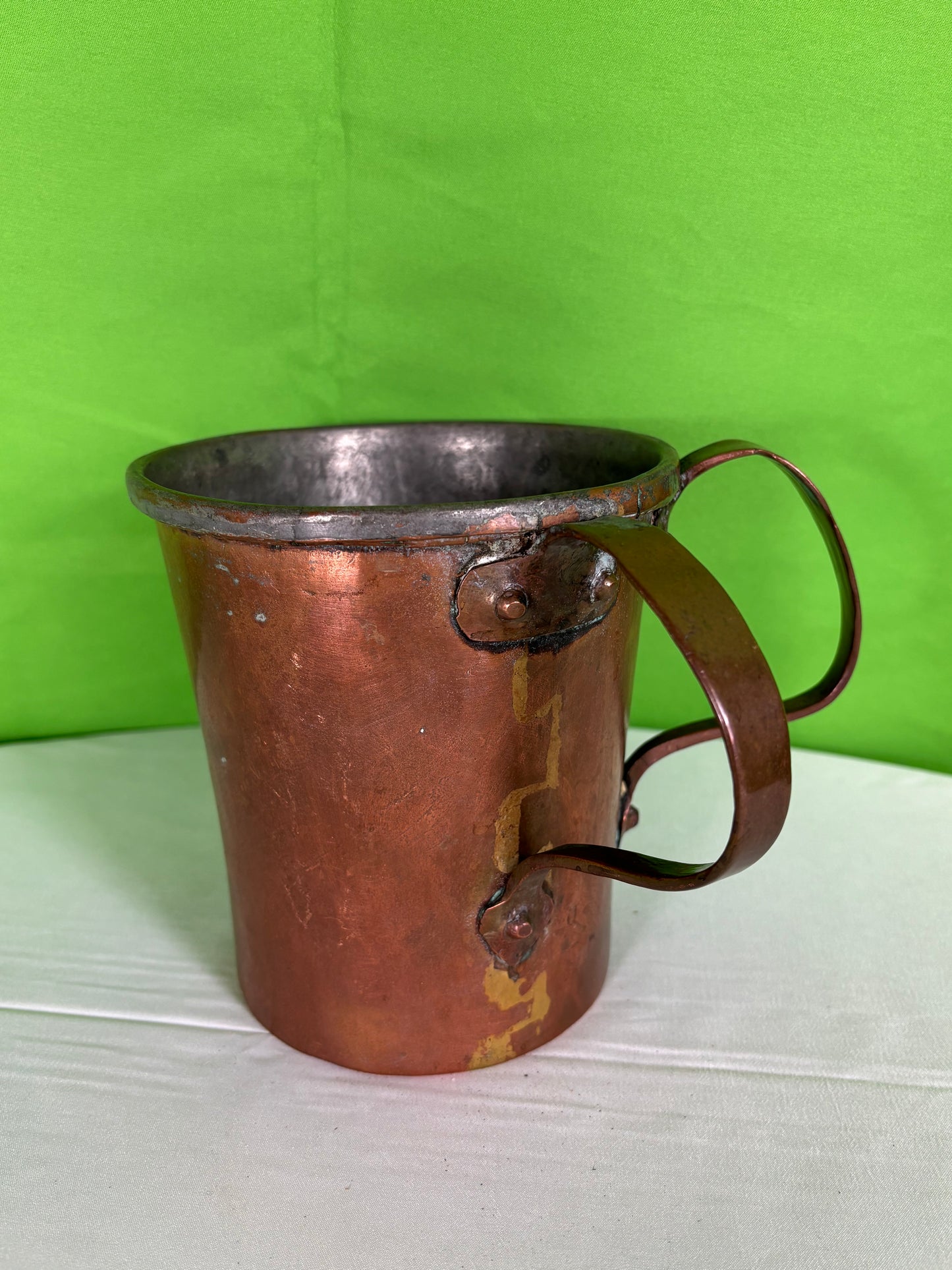 Vintage Double Handled Copper Vessel