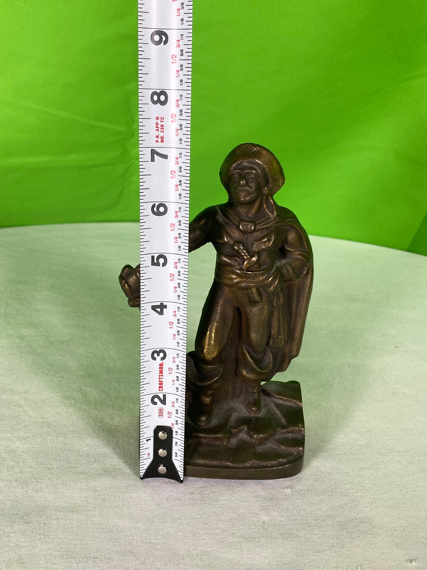 Vintage Bronze Pirate Bookend