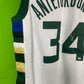 Giannis Antetokounmpo Milwaukee Bucks Signed Autographed Jersey with COA