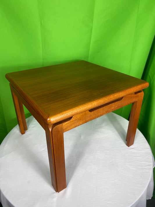 1960s Kristensen & Thomassen Teak Coffee Table With Elevated Top