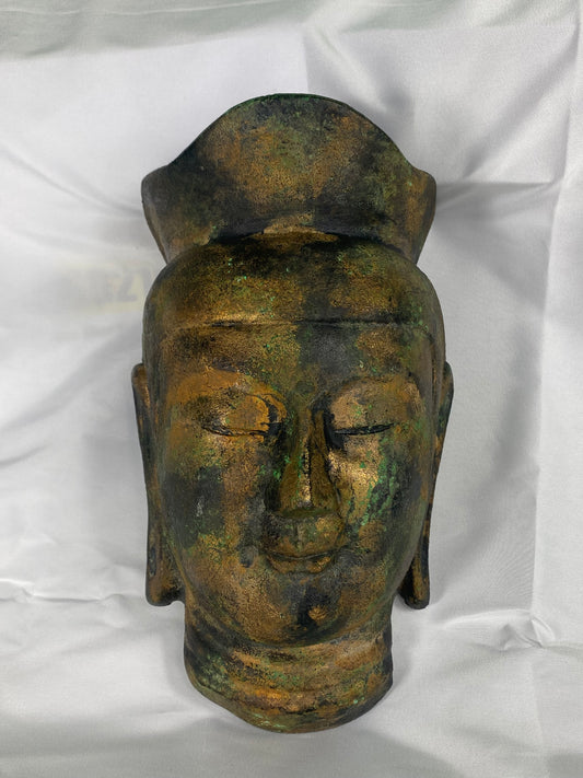 Japanese Copper Brass Wall Decor Mask