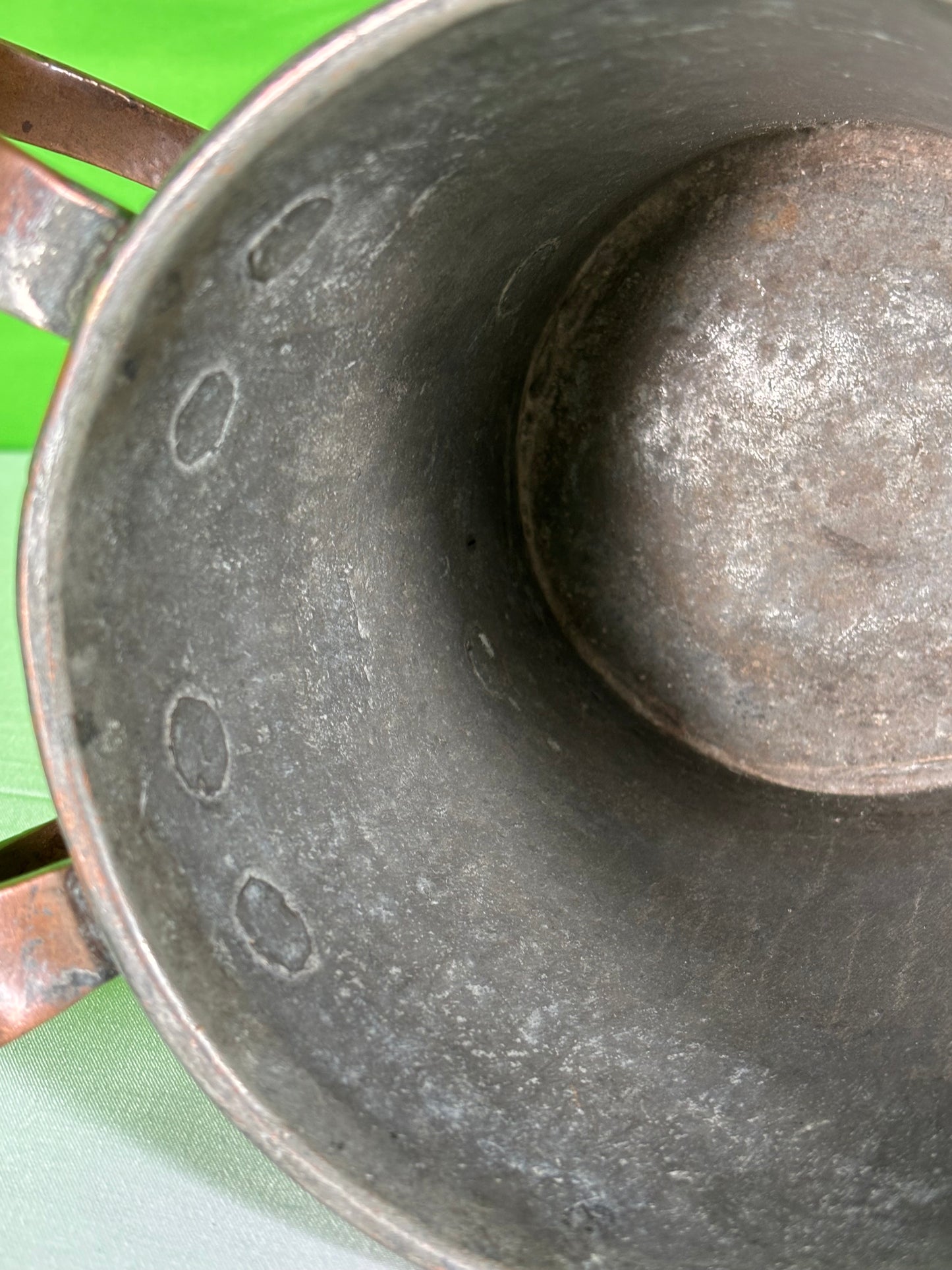 Vintage Double Handled Copper Vessel