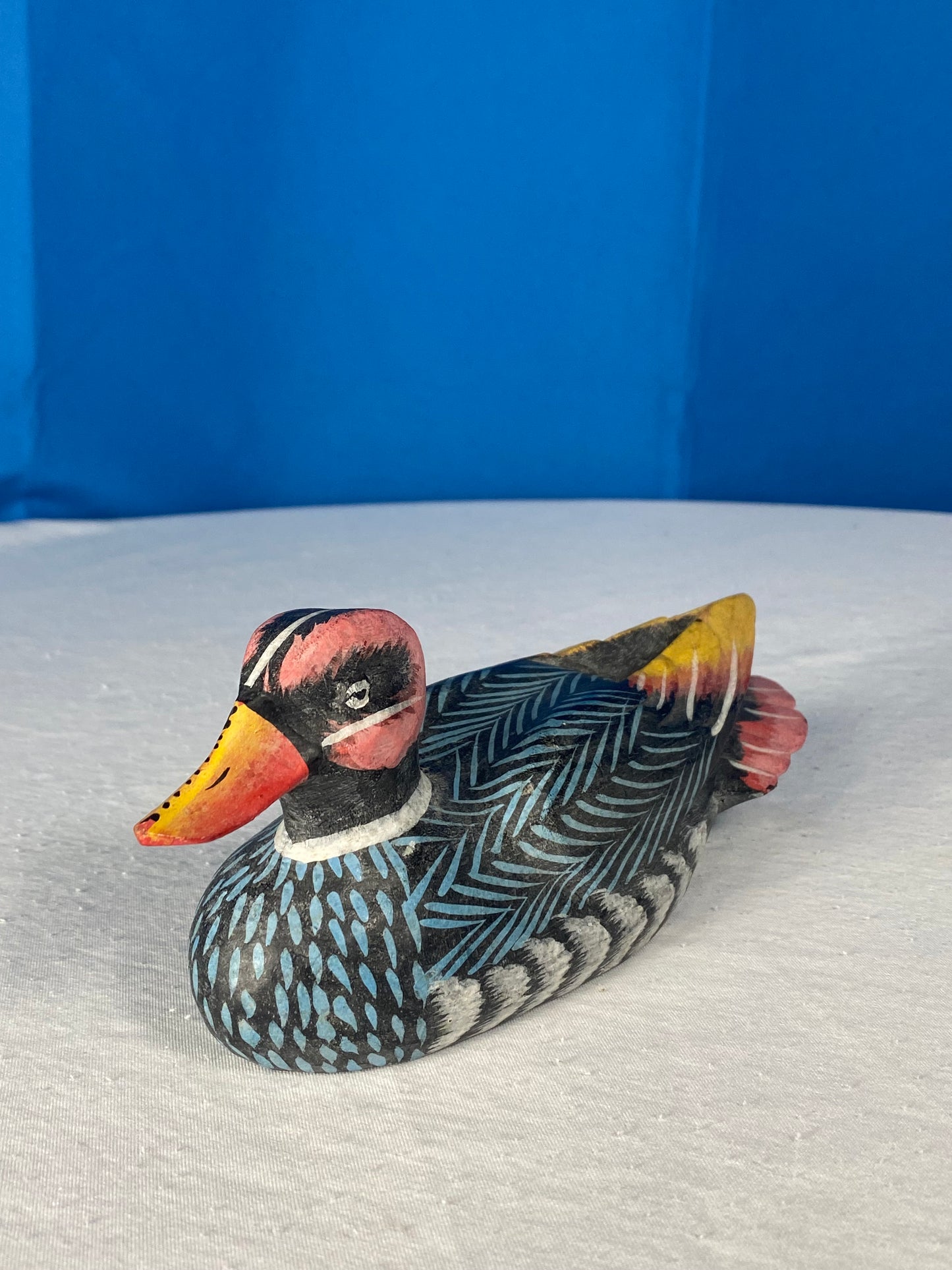 Vintage Carved Hand Painted Pintail Duck