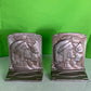 Bronze Bookends by Dantes & Beatrice Pompeian