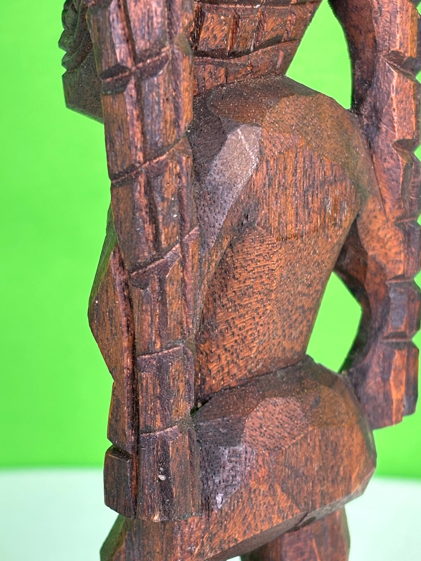 Carved Vintage Wooden Tribal Figure