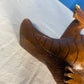 Large Vintage Carved Wood Komodo Dragon Lizard