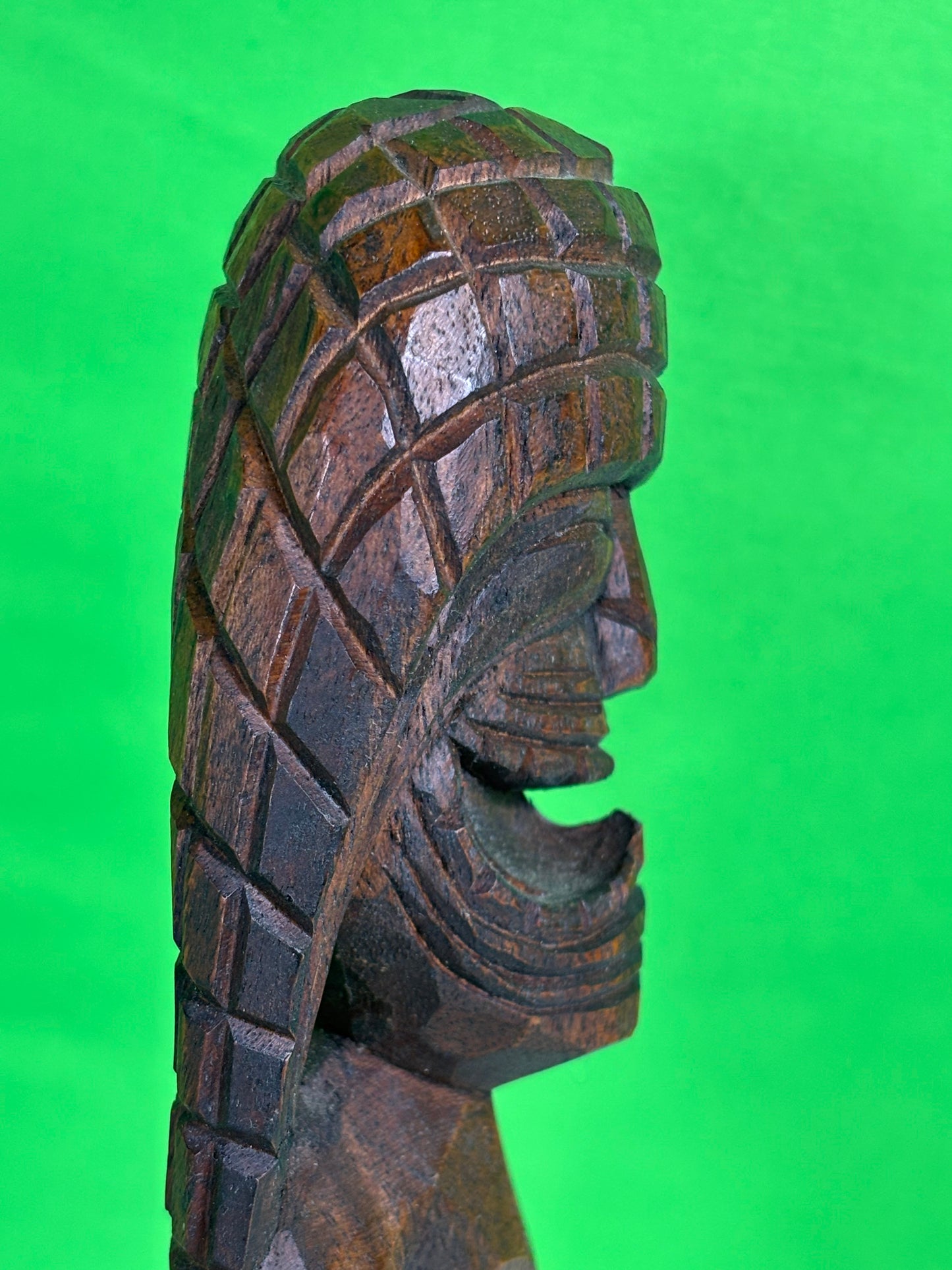 Carved Vintage Wooden Tribal Figure