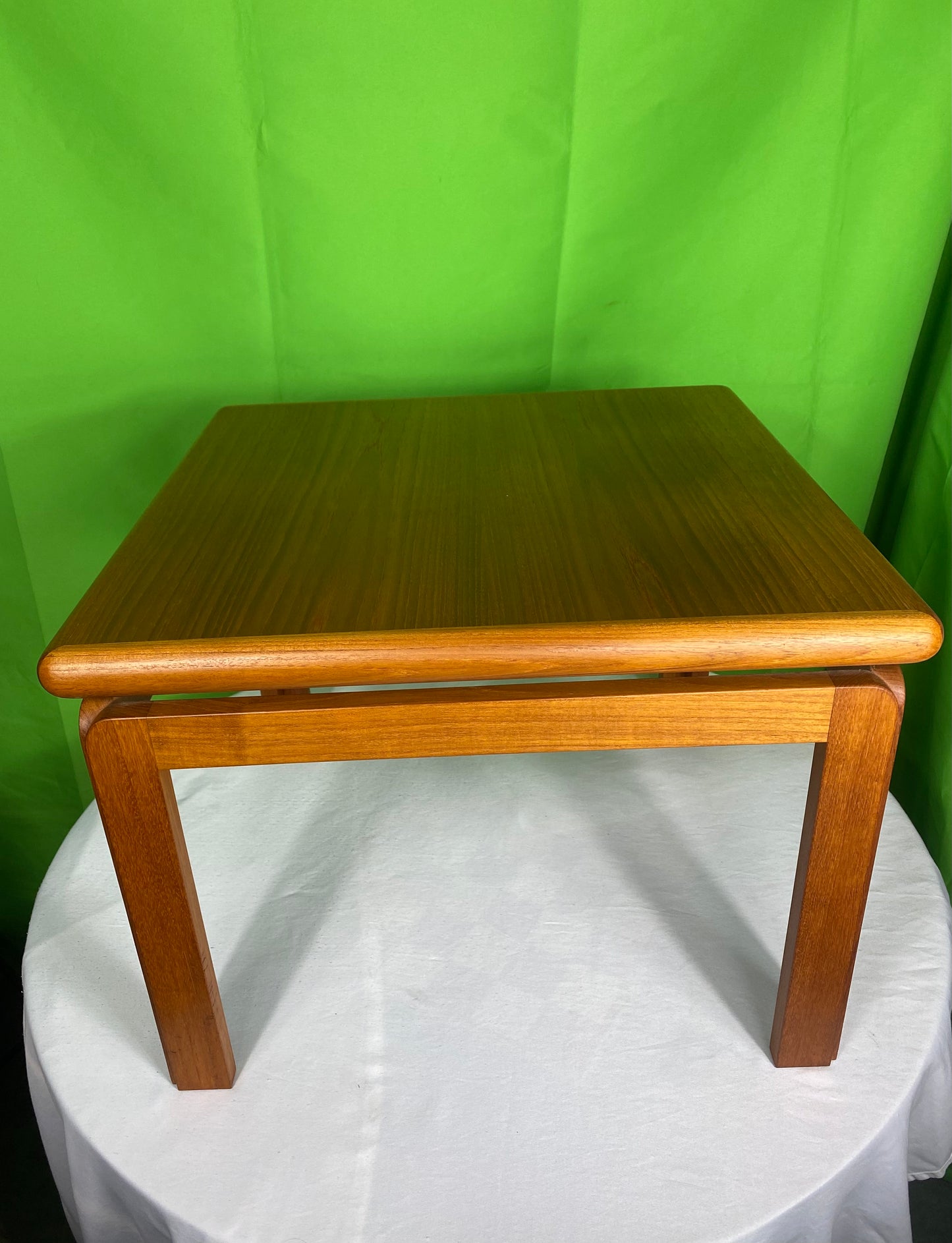 1960s Kristensen & Thomassen Teak Coffee Table With Elevated Top