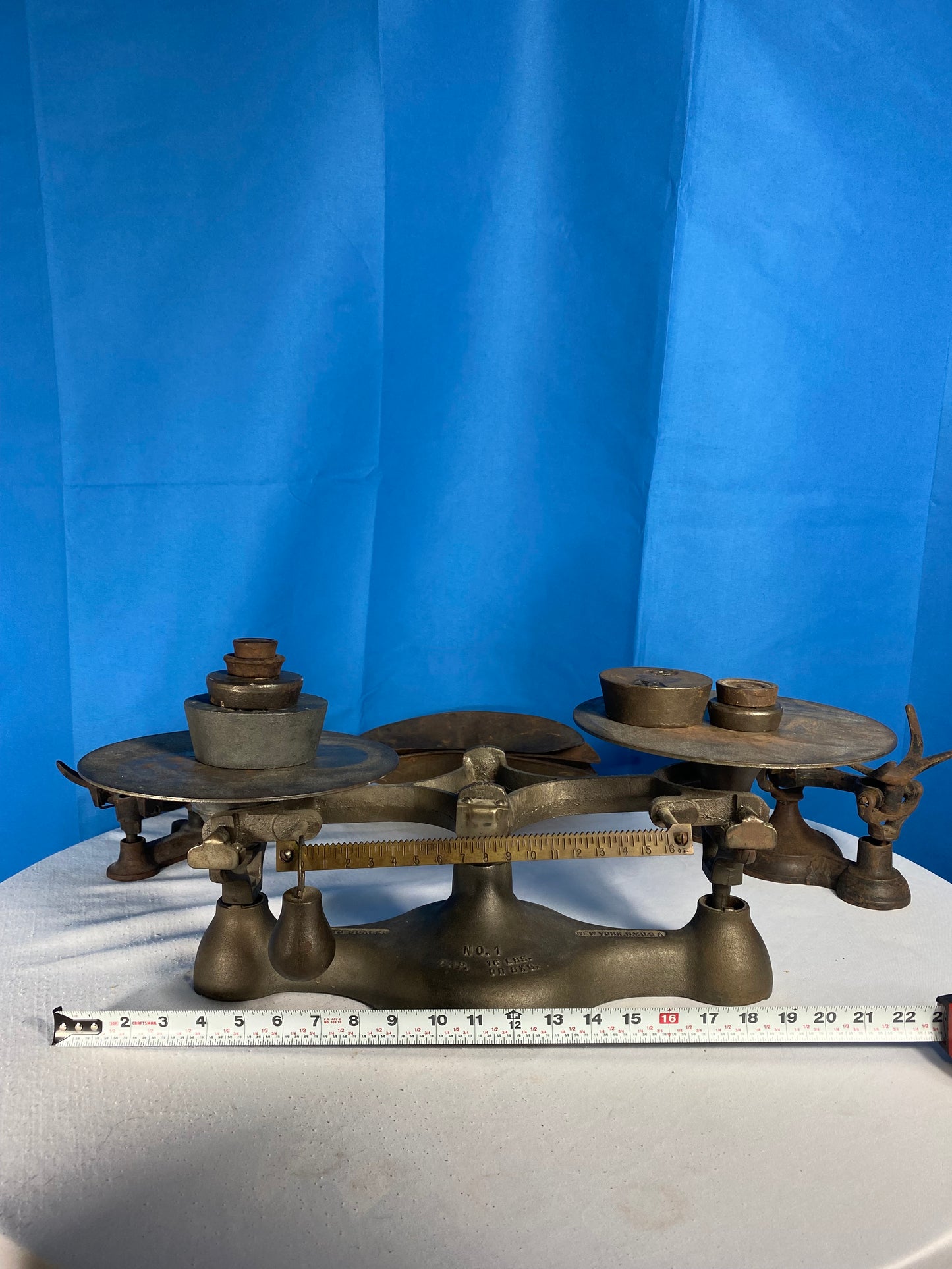 Group of Antique Balance Scales Weights