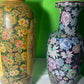 Two Large Tall Asian Chinese Porcelain Vases