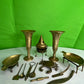 Group of Vintage Brass Figures