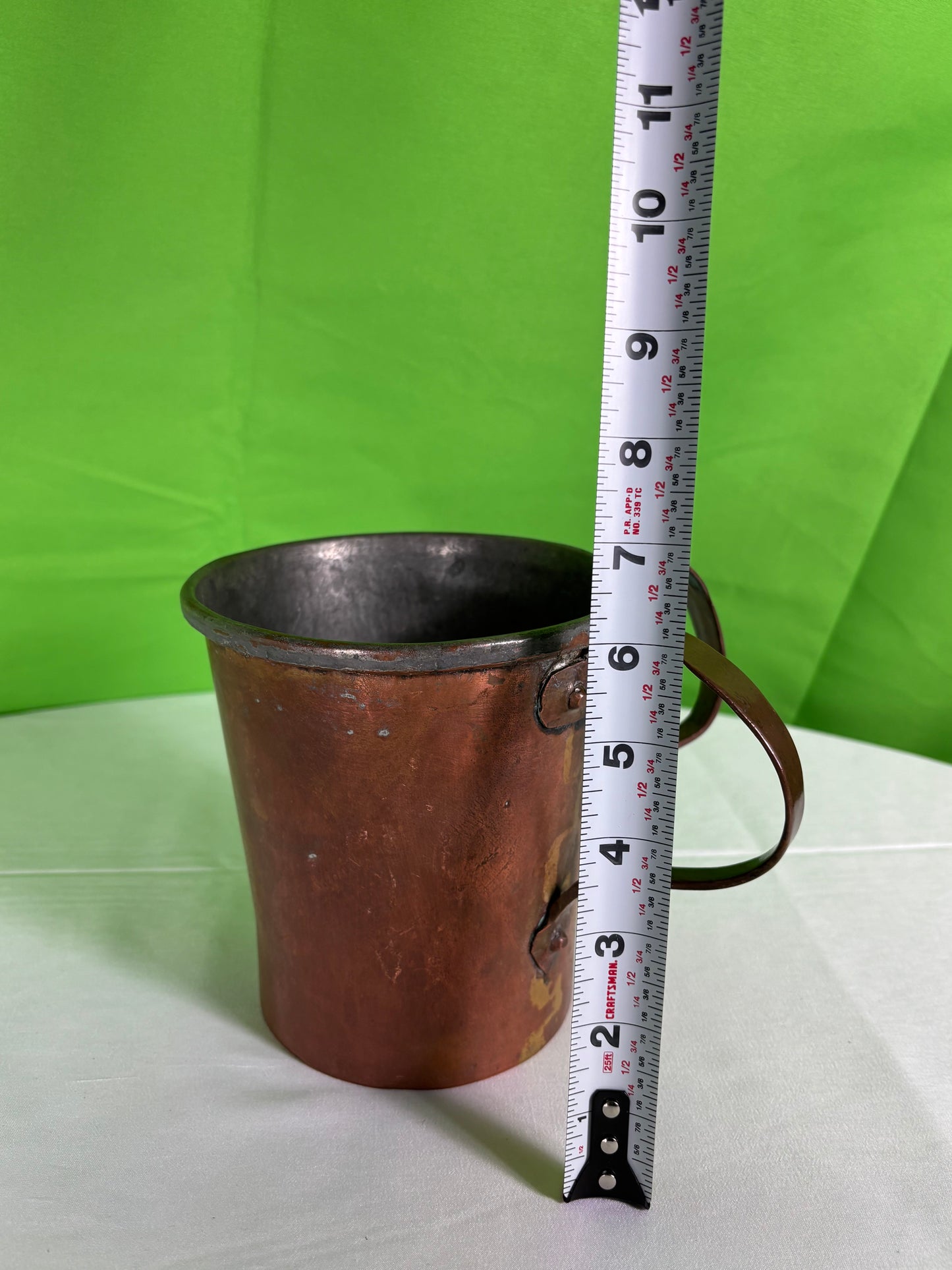 Vintage Double Handled Copper Vessel