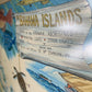 Large Bahamas Island Framed Map Print