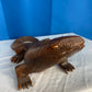 Large Vintage Carved Wood Komodo Dragon Lizard