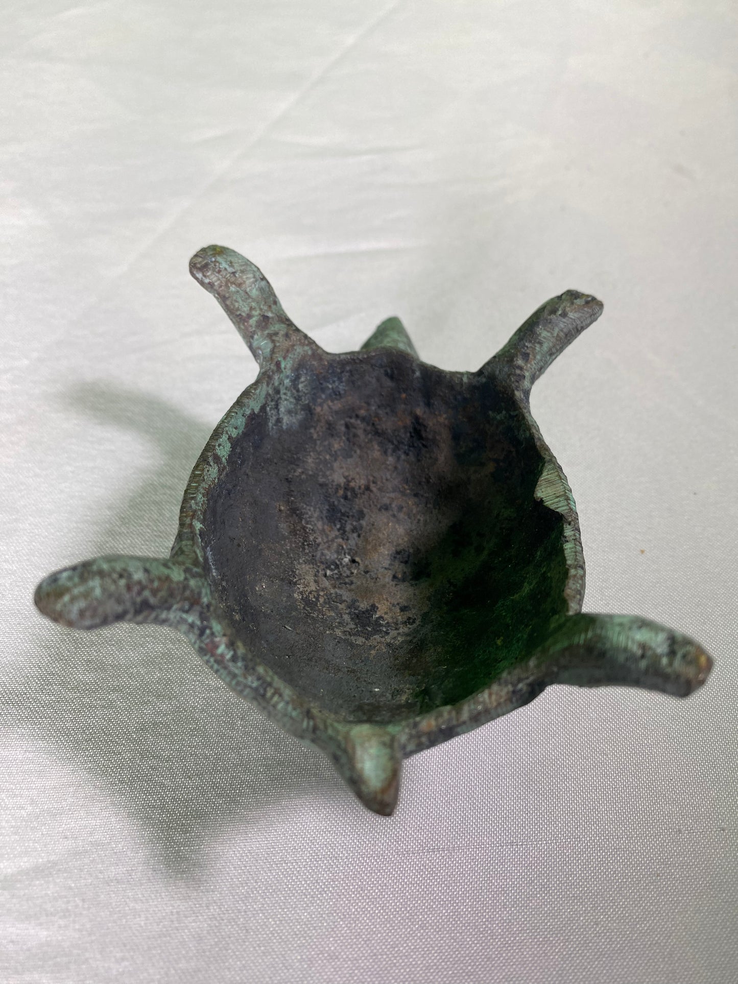 Vintage Bronze Turtle Statue