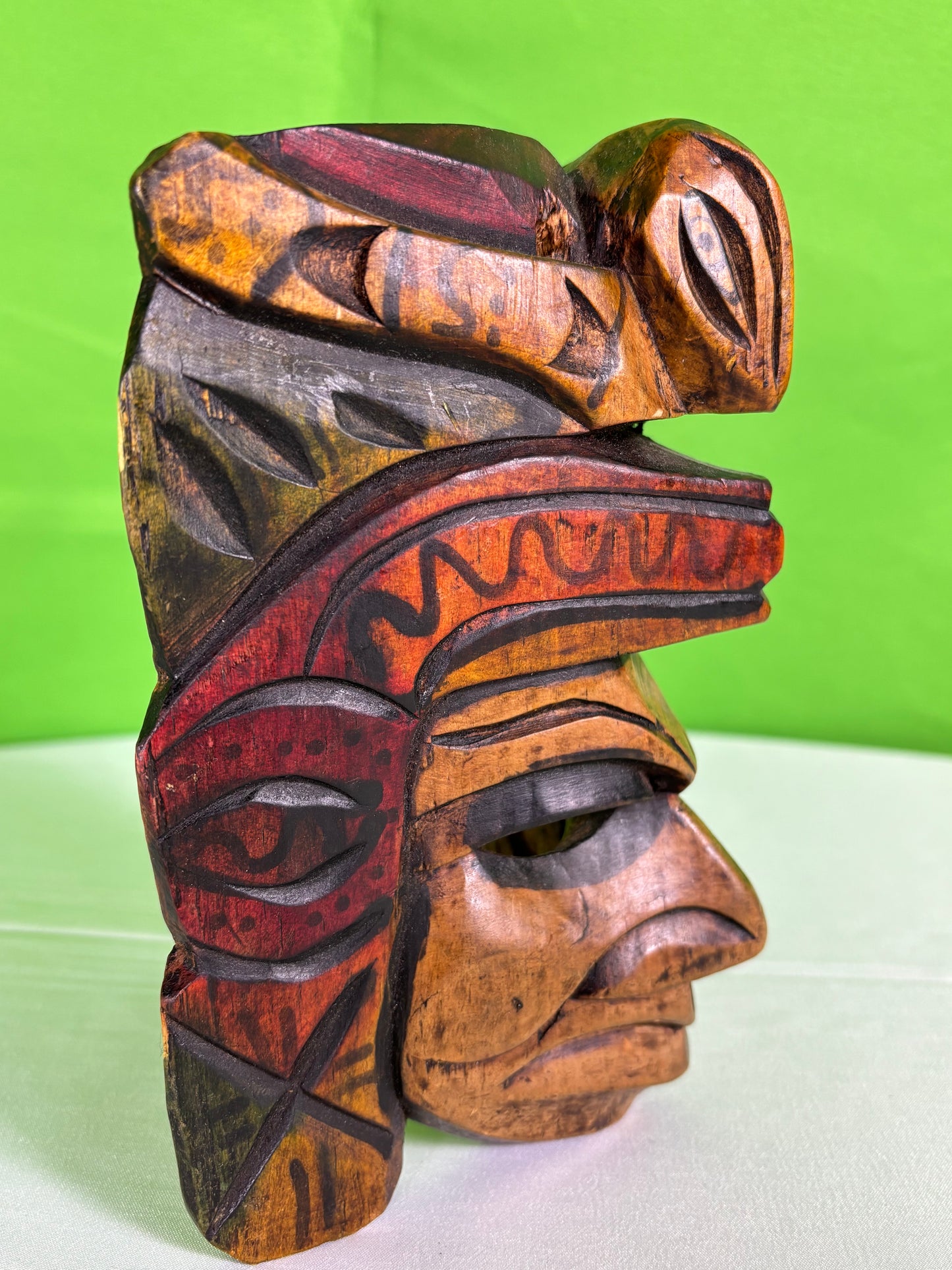 Carved Wooden Tribal Mask