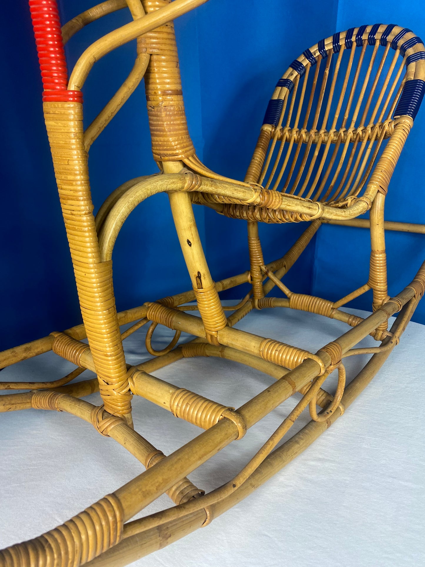 Rattan Rocking Horse By E.V.A. Nissen & Co. Denmark