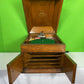 Antique Victor Victrola Oak Table Top Phonograph Circa 1910