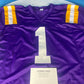 Ja'Marr Chase Signed LSU Tigers Jersey (JSA COA) 2020 National Champs Receiver