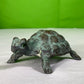 Vintage Bronze Turtle Statue