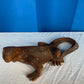 Large Vintage Carved Wood Komodo Dragon Lizard