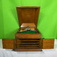 Antique Victor Victrola Oak Table Top Phonograph Circa 1910