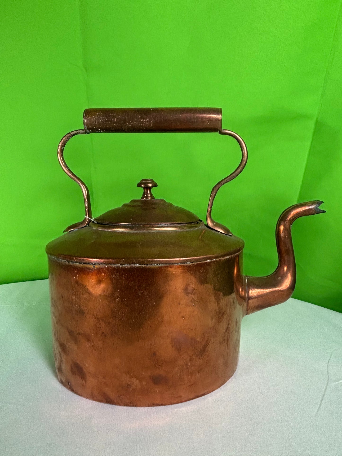 Antique Copper Tea Kettle