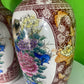 Two Very Large Asian Style Porcelain Vases With Peacocks