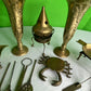 Group of Vintage Brass Figures