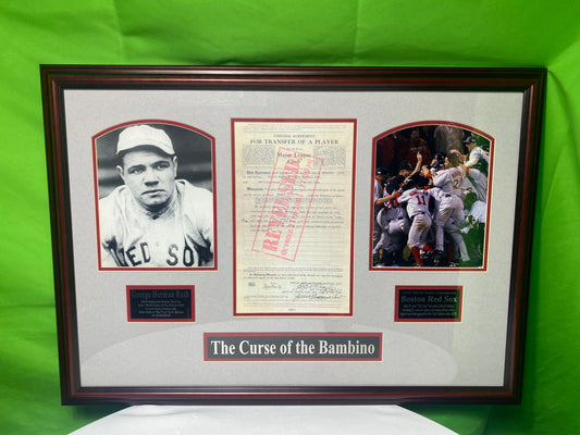 Babe Ruth "Curse of The Bambino" Reproduction