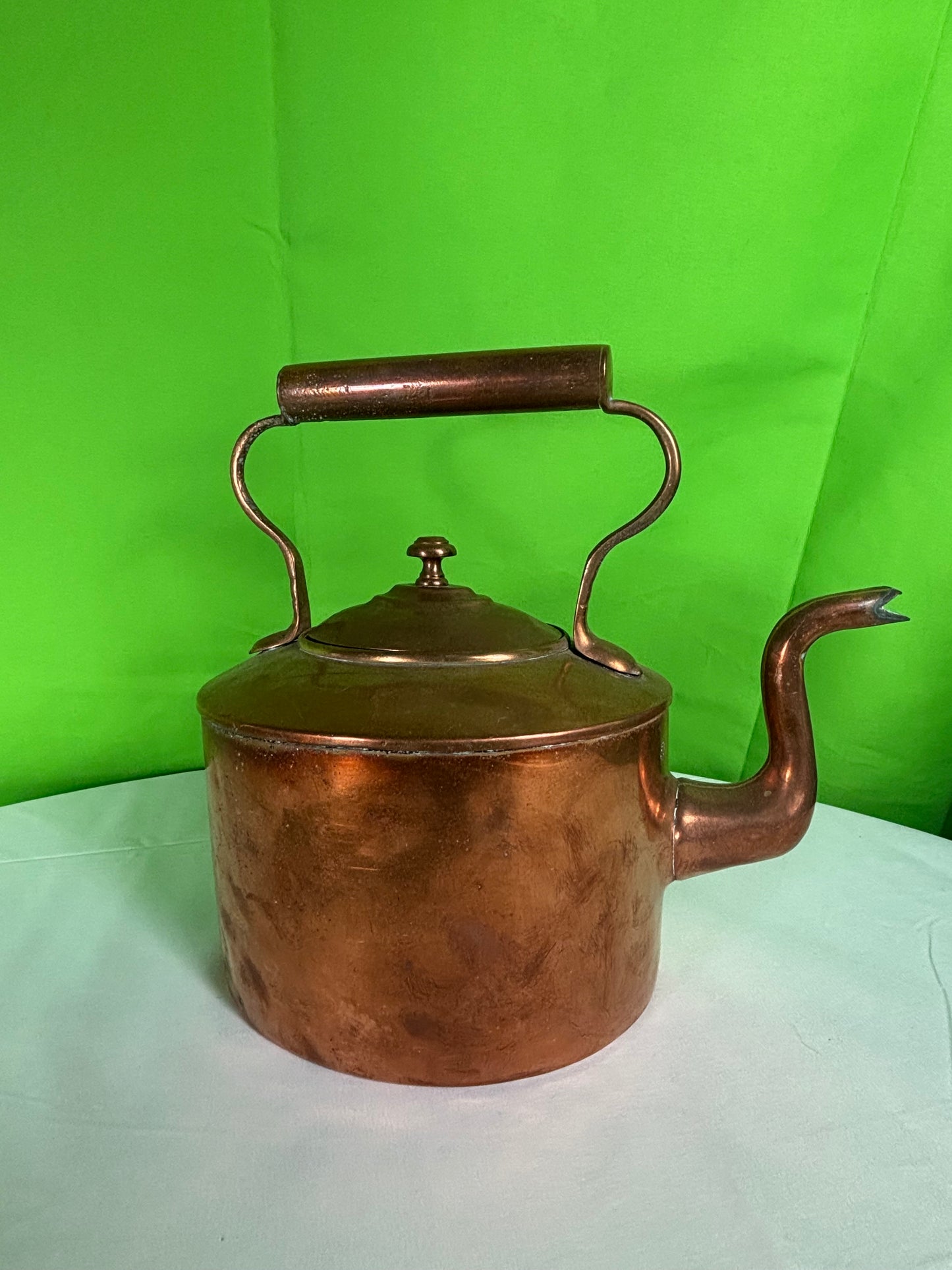 Antique Copper Tea Kettle