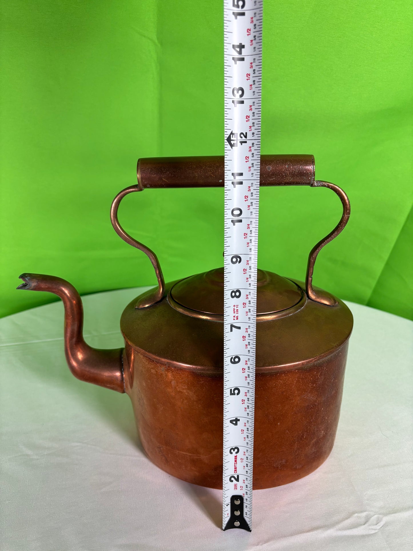 Antique Copper Tea Kettle