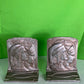 Bronze Bookends by Dantes & Beatrice Pompeian