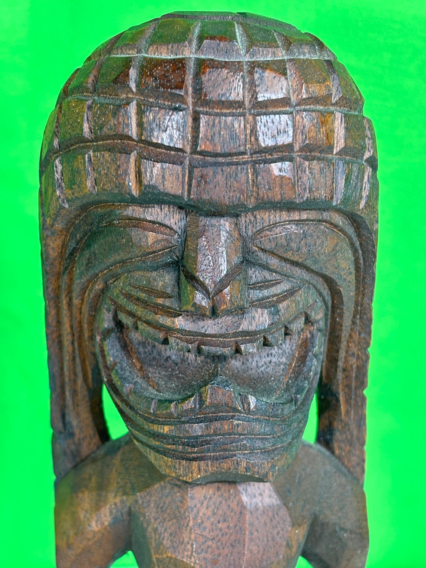 Carved Vintage Wooden Tribal Figure