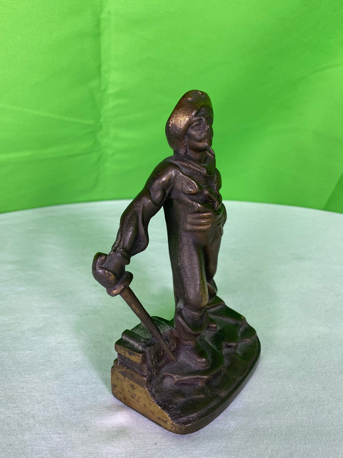 Vintage Bronze Pirate Bookend