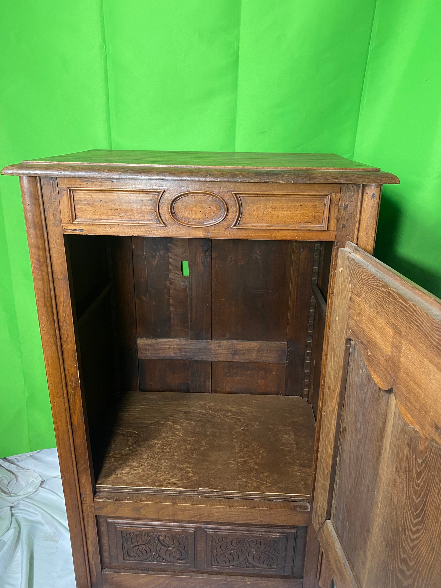 19th Century French Oak Kitchen Pantry Cabinet