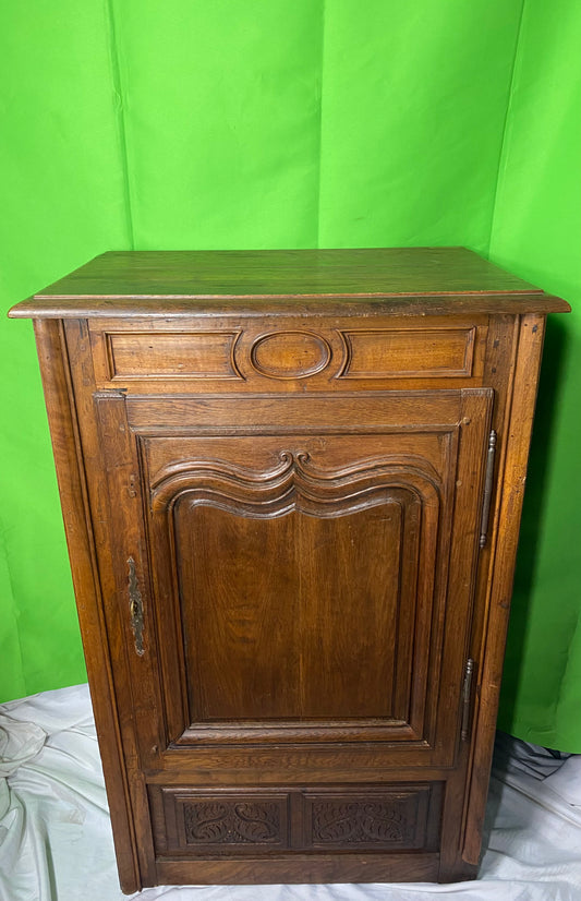 19th Century French Oak Kitchen Pantry Cabinet