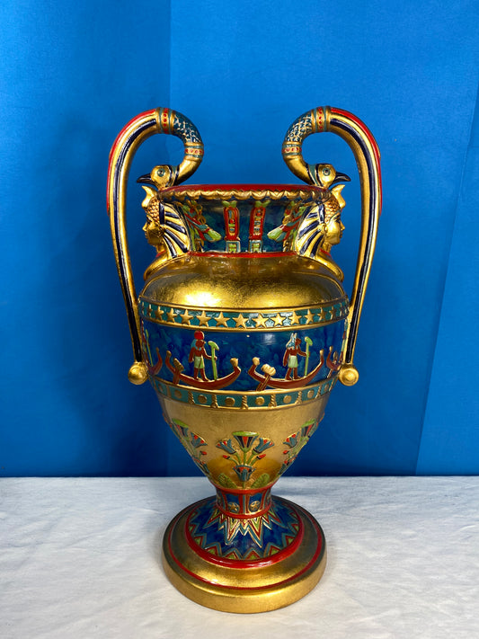 Veronese Vase Amphora Egyptian Style Gold 2003 Pacifica