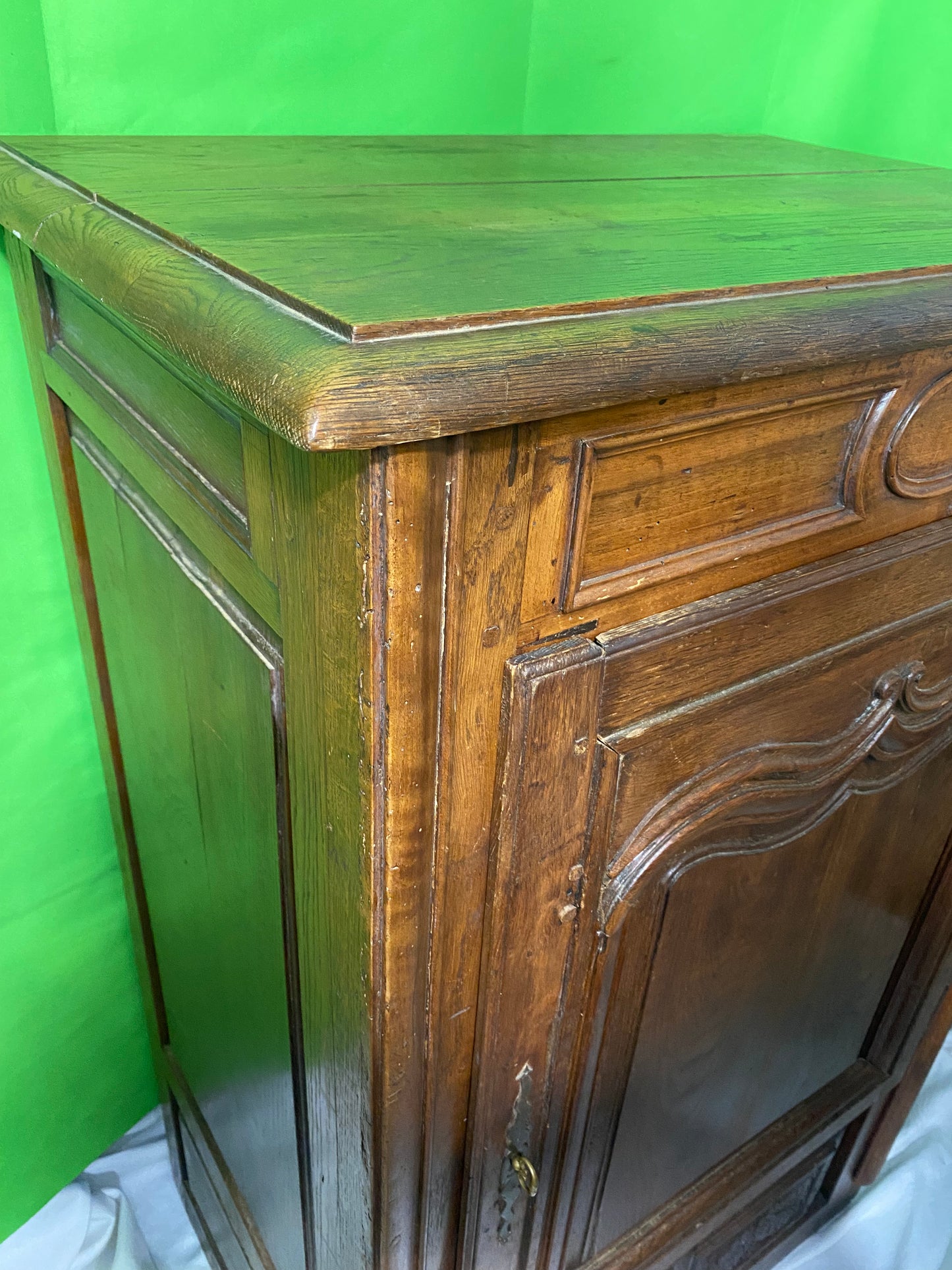 19th Century French Oak Kitchen Pantry Cabinet