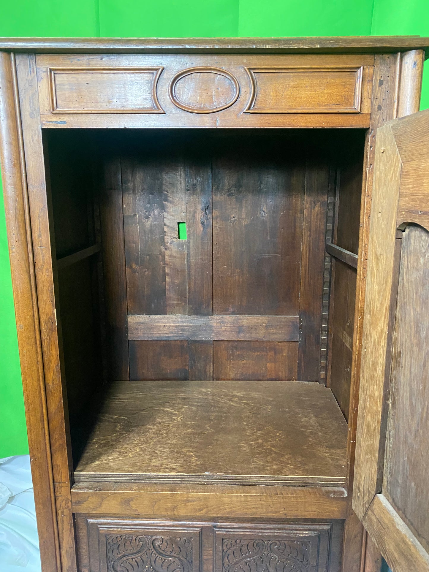 19th Century French Oak Kitchen Pantry Cabinet