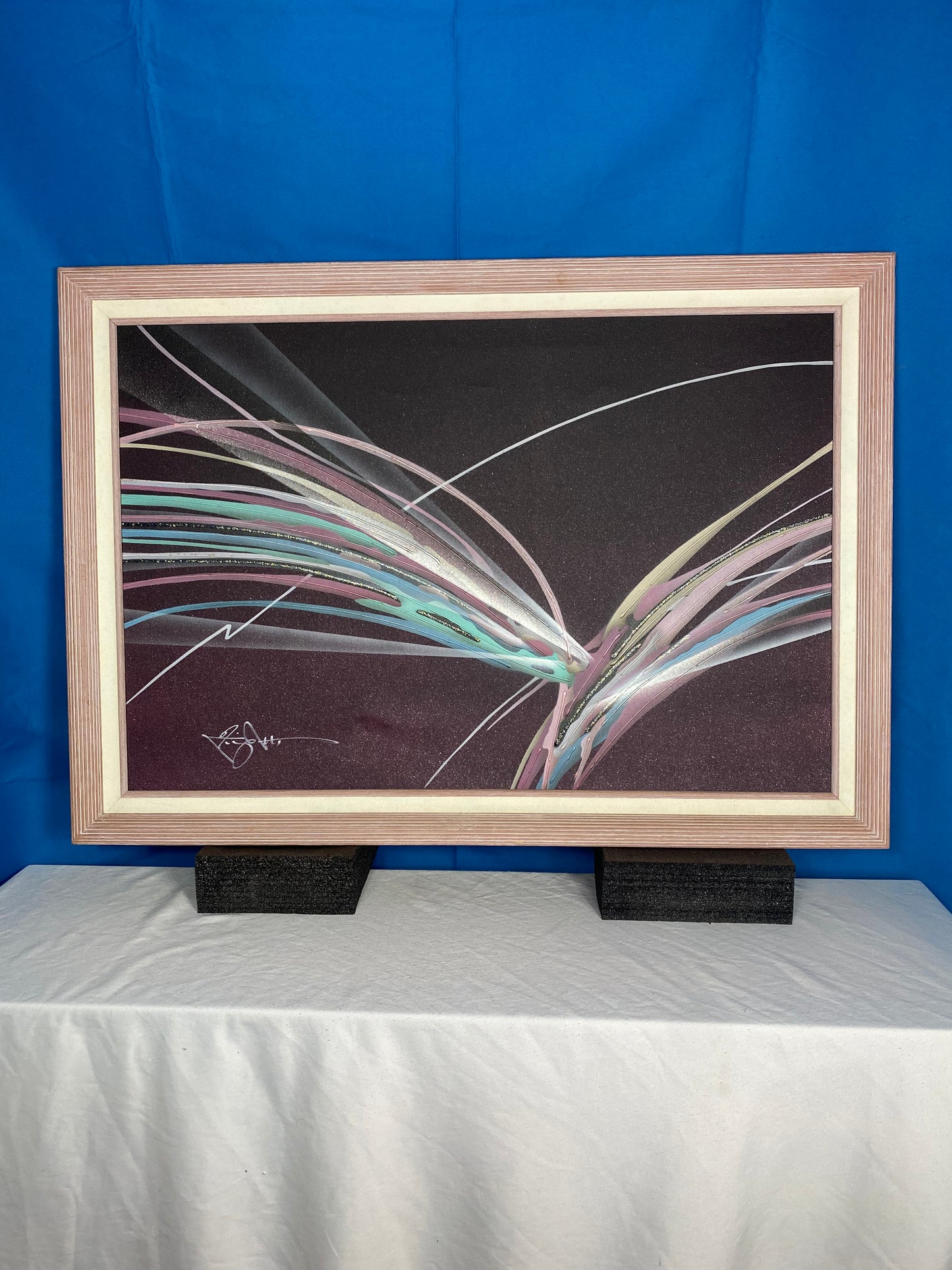 Kingston Signed Futurism Abstract